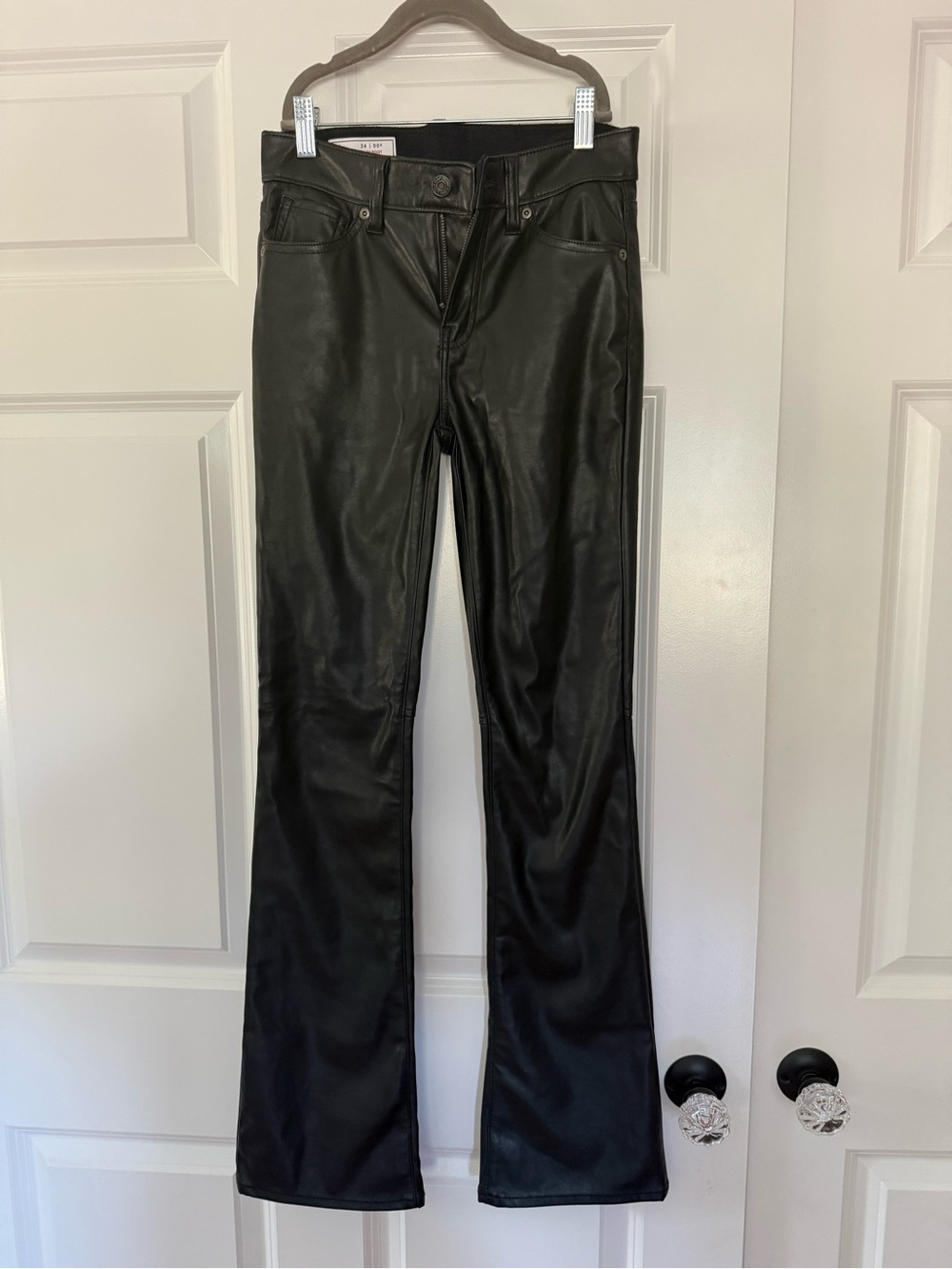 GAP Baby Boot Mid Rise Kids faux leather pants - Never worn
